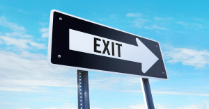 Exit sign