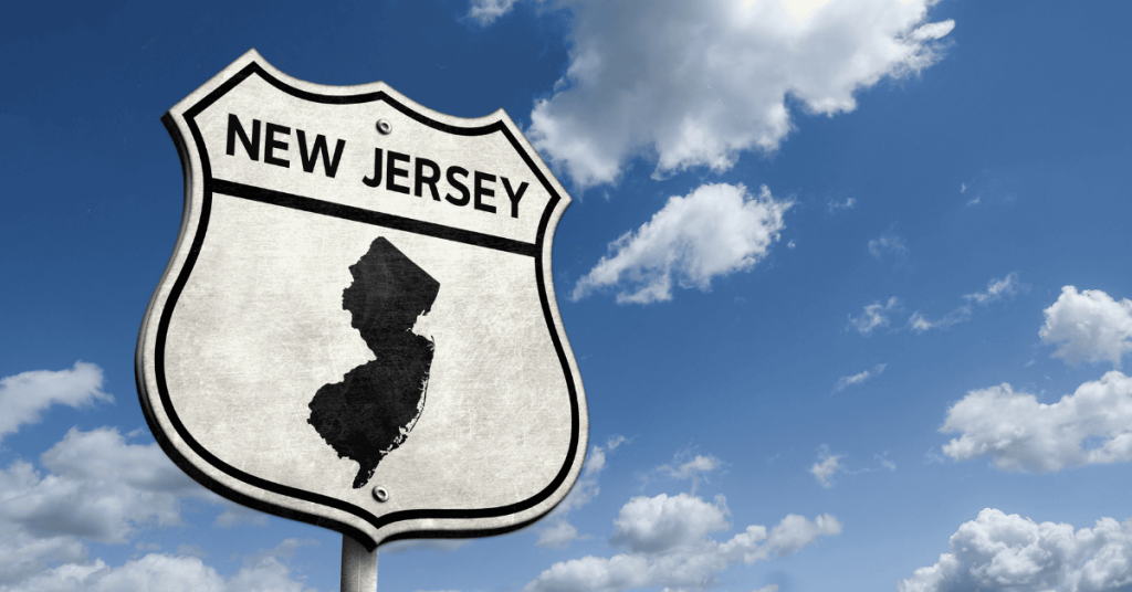 New Jersey road sign