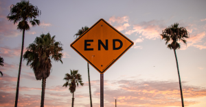 The end sign