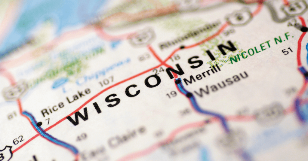 Wisconsin map