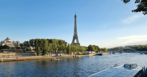 Eiffel Tower and Seine River