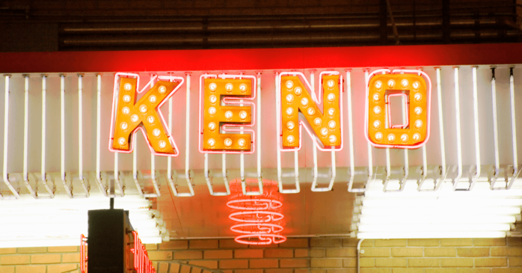 KENO sign