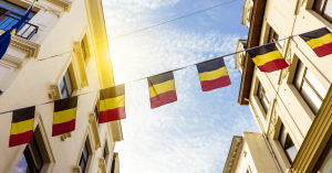 Belgium flags
