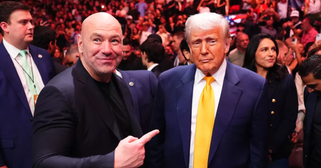 Dana White Donald Trump