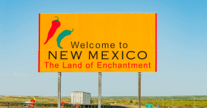 Welcome to New Mexico sign