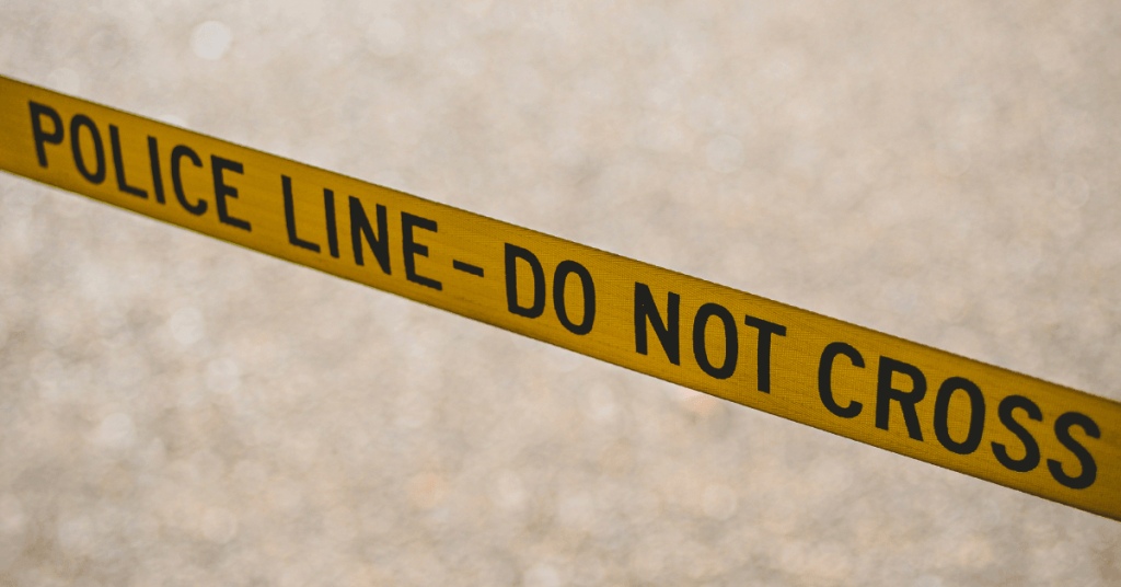 Police line