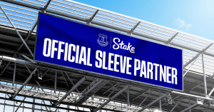Stake Everton sleeve sponsorship