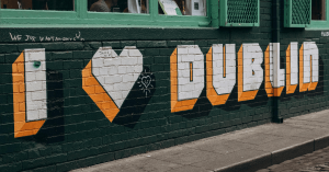 Ireland, Dublin graffiti