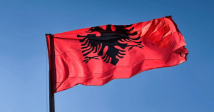 The Flag of Albania