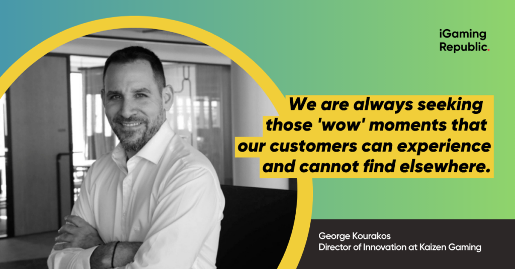 George Kourakos Director of Innovation at Kaizen Gaming
