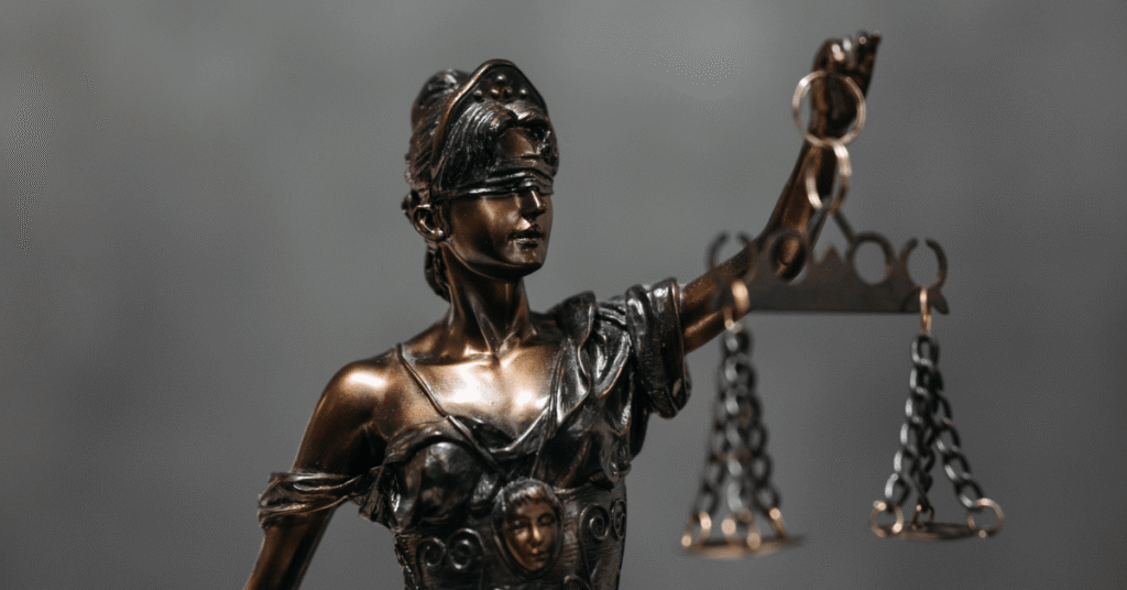 close-up shot of Justice