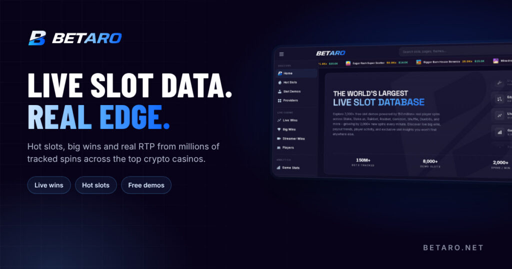 Betaro live slot data
