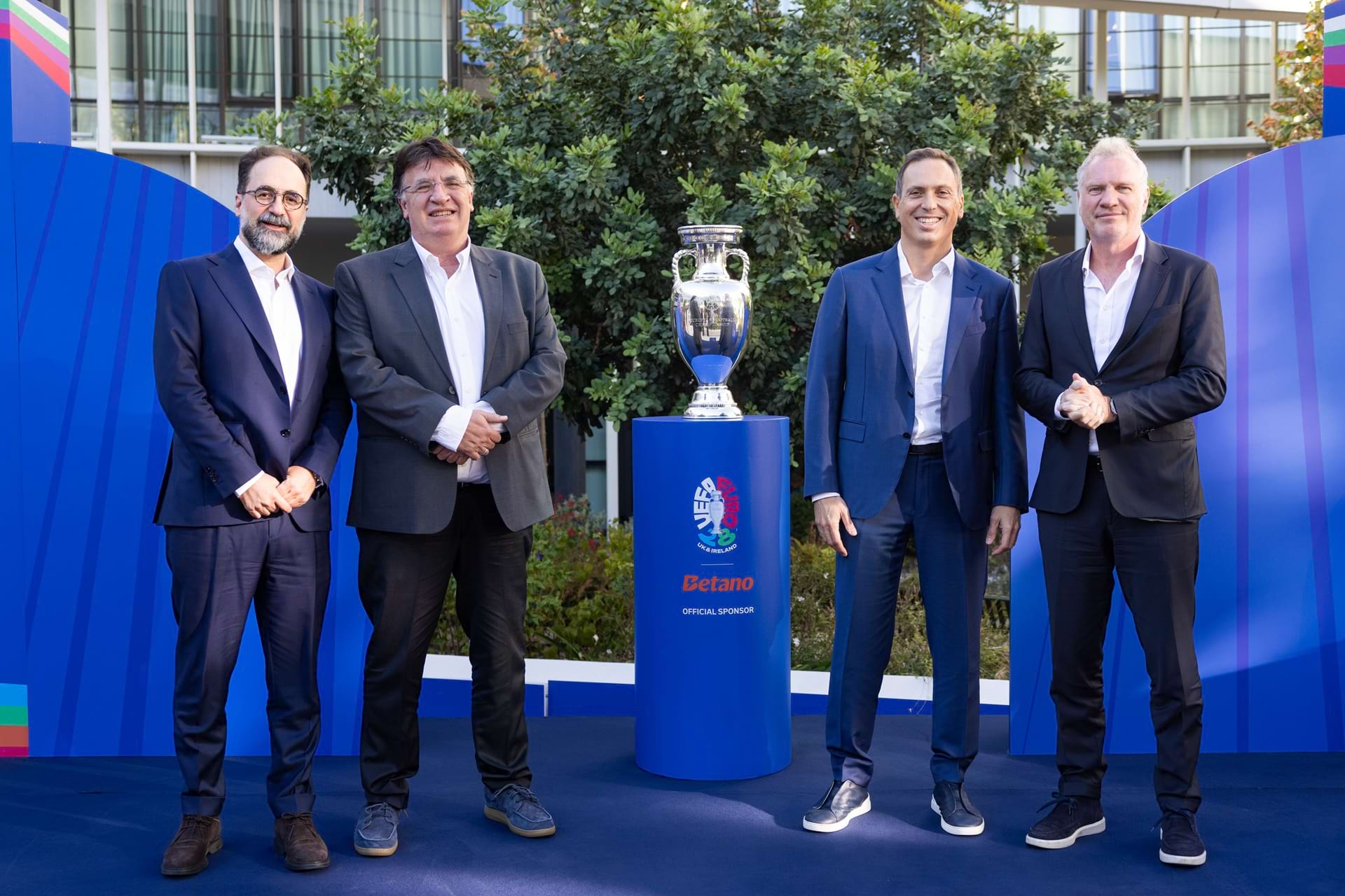 Kaizen Gaming UEFA Trophy Photo