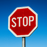 Stop street sign