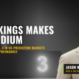 DraftKings CEO Jason Robins as DKeX ranks third in US prediction markets